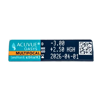 Acuvue Oasys Bi-weekly Multifocal Lenses , 6 units - -6.50, 8.4, Medium, 14.30