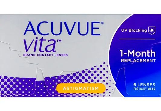 Acuvue Vita Monthly Toric Lenses , 6 units