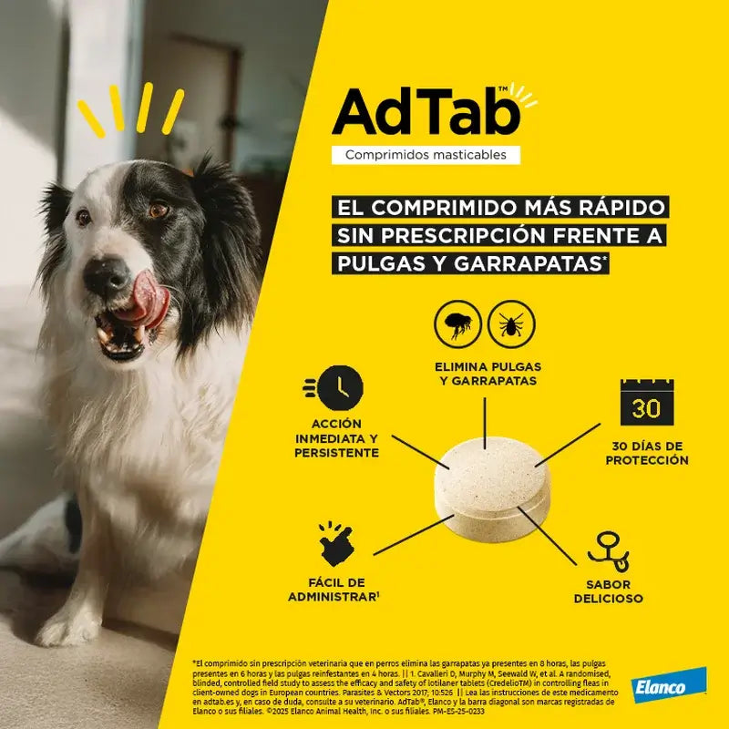 AdTab 450 mg purutabletit koirille (11–22 kg), 3 pakkausta