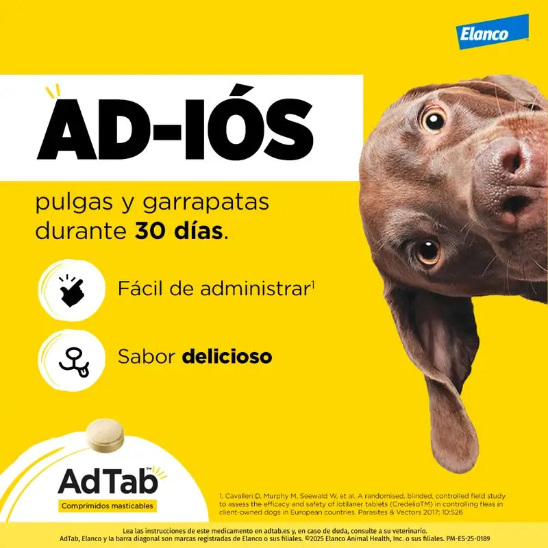 AdTab 450 mg purutabletit koirille (11–22 kg), 3 pakkausta