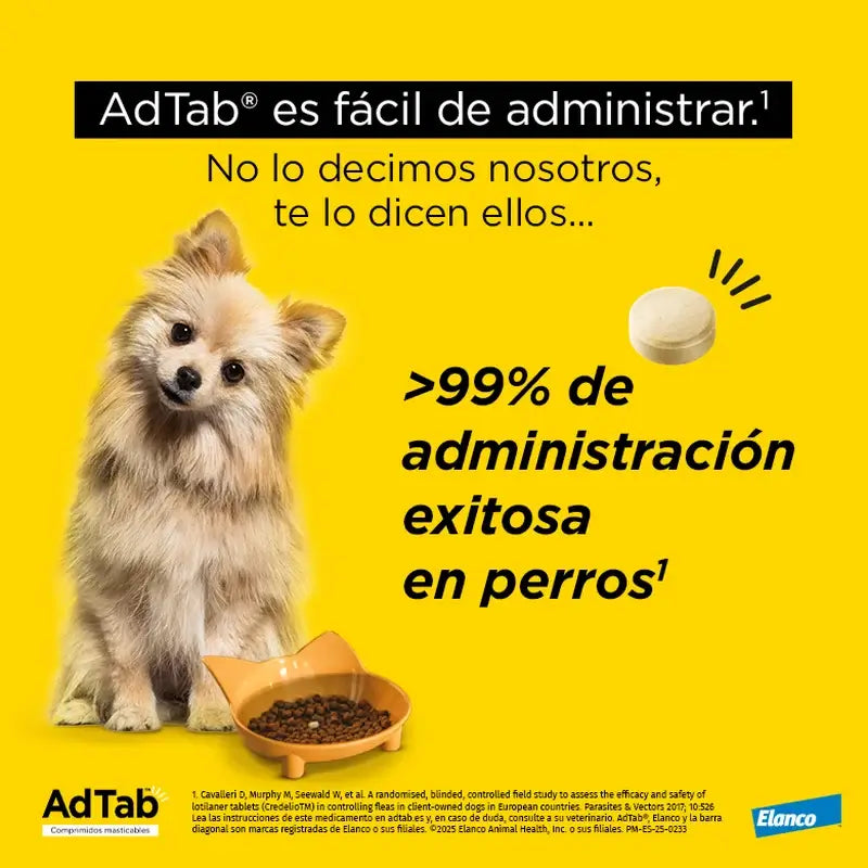 AdTab 56 mg purutabletit koirille (1,3–2,5 kg), 1 pakkaus