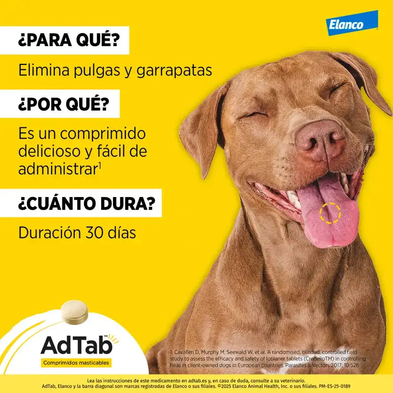 AdTab 56 mg purutabletit koirille (1,3–2,5 kg), 1 pakkaus