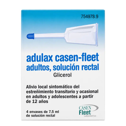Adulax 6,14 ml peräsuoliliuos, 4 peräruisketta à 7,5 ml