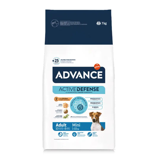 Advance Active Defense Mini -koiranruoka aikuisille koirille, 7 kg