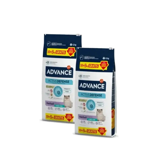 Advance Adult -kissanruoka leikkaamattomille kissoille, kanaa sisältävä, 2 x 10+2 kg:n pakkaus
