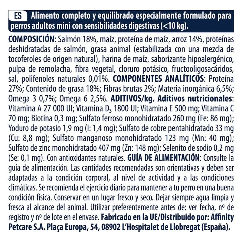 Advance Canine Adul Mini Sensitive Salmon 7,5 kg, koiranruoka