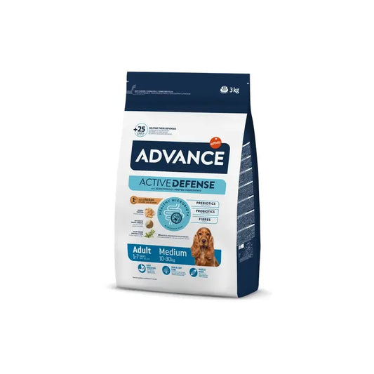 Advance Canine Adult Medium Kana ja riisi 3 kg, koiranruoka