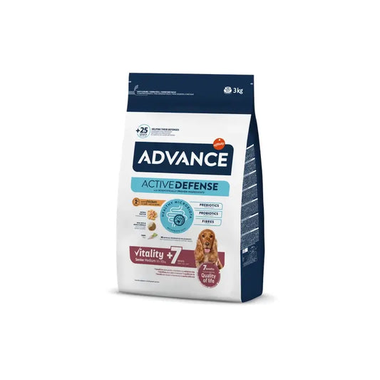 Advance Canine Senior Medium Kana ja riisi 3 kg, koiranruoka
