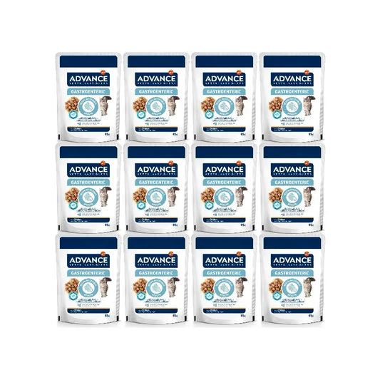 Advance Gastroenteric -kissan märkäruoka, yksittäispakkaus, 12 x 85 g