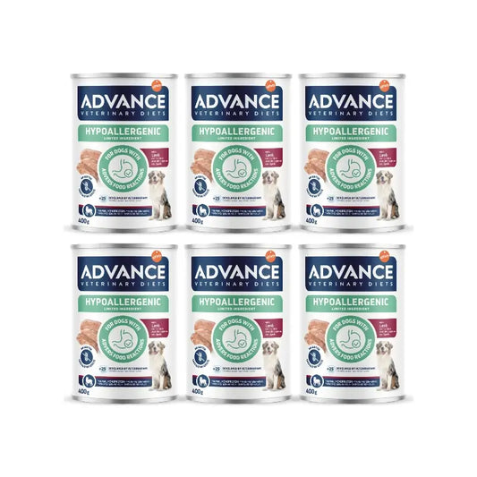 Advance koirien märkäruoka, lammalla, yksittäispakkaus, 6 x 400 g