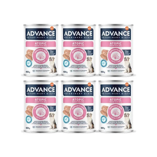 Advance Support Skin -kostearuoka koirille (Medium Maxi), yksittäispakkaus, 6 x 400 g