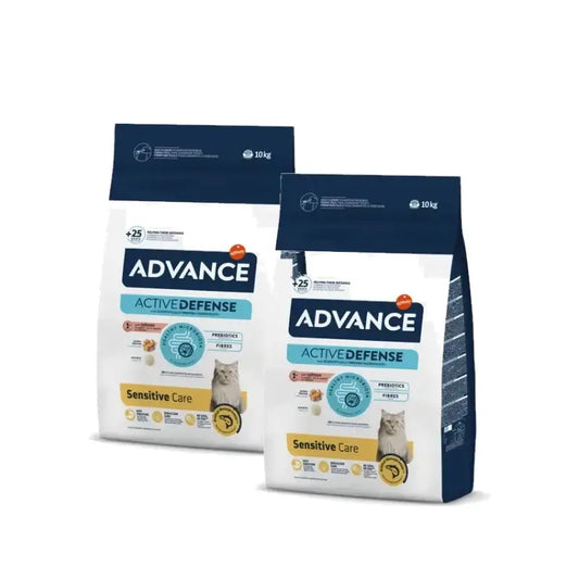 Advance Feline Adult Sensitive Salmon Arroz -pakkaus, 2 x 10 kg, kissanruoka