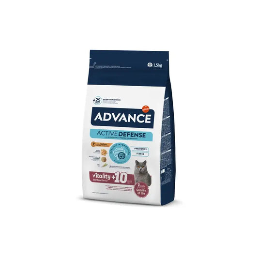 Advance Feline Senior+10 Kastroitu. Kana 1,5 kg, kissanruoka