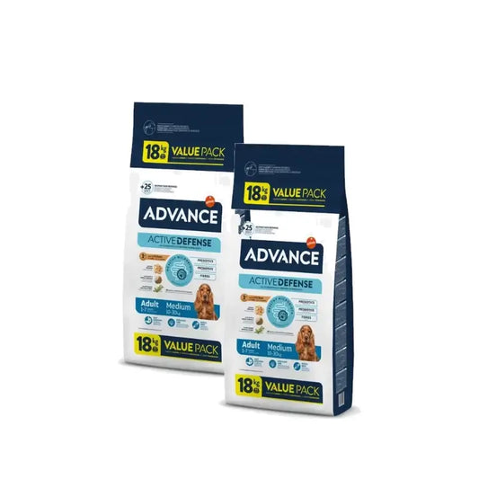 Advance Perros Medium Chicken -pakkaus, 2 x 18 kg