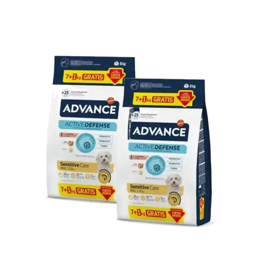 Advance Perros Mini Salmon -pakkaus, 2 x 8 kg