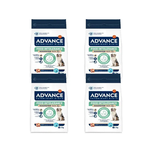 Advance-koiranruoka, ankalla, superpremium-luokka, 4 x 3 kg