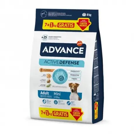 Advance Perros Mini Chicken 7+1 kg
