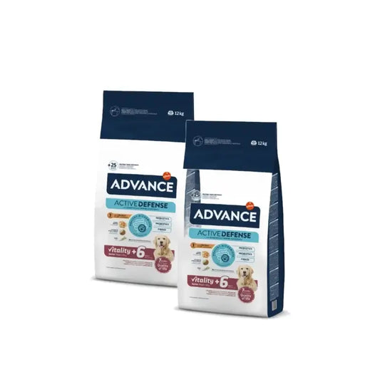 Advance Senior Maxi +6 Kana ja riisi, 12 kg