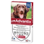Advantix-loislääkepipetit yli 25 kg:n painoisille koirille, 4 kpl x 4 ml