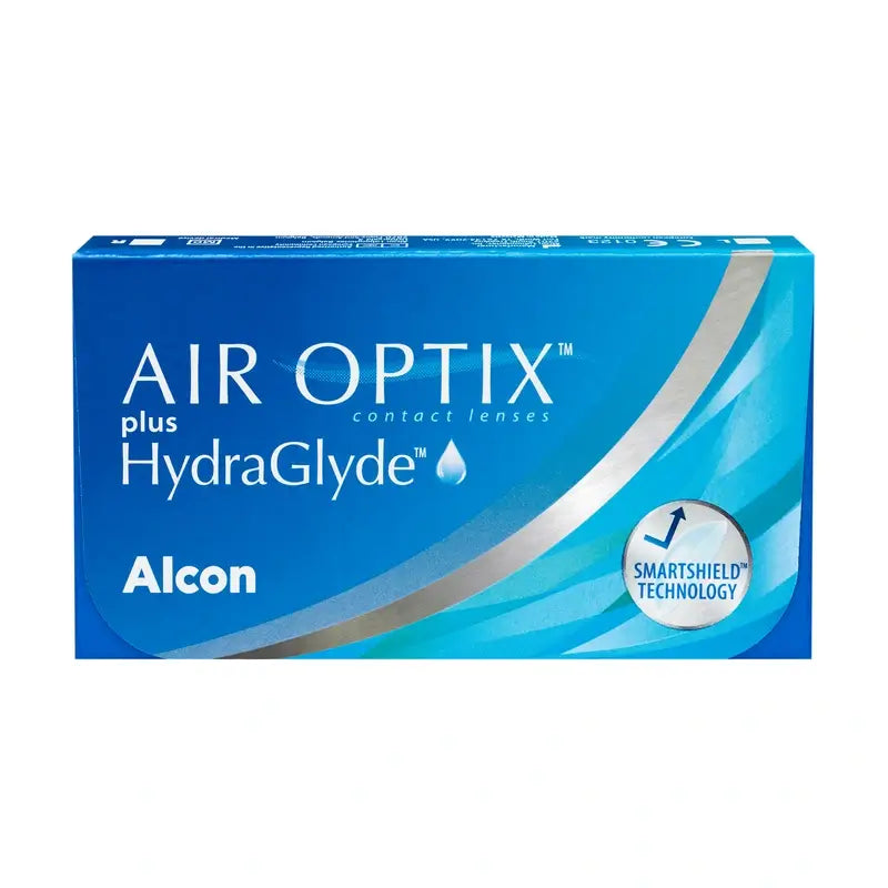 Air Optix Plus Hydraglade Monthly Spherical Contact Lenses, 3 units - +0.50, 8.6, 14.2