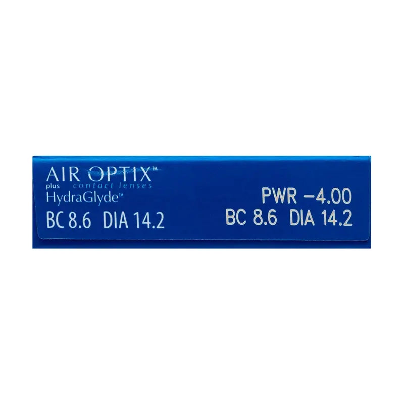 Air Optix Plus Hydraglade Monthly Spherical Contact Lenses, 3 units - +0.25, 8.6, 14.2