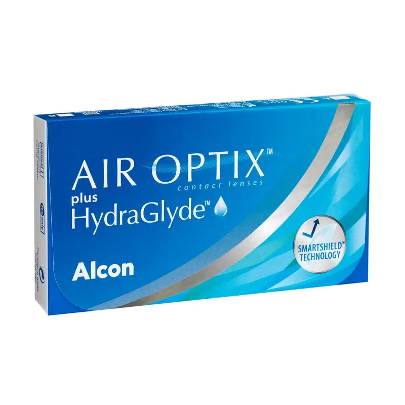Air Optix Plus Hydraglade Monthly Spherical Contact Lenses, 6 units - -5.25, 8.6, 14.2