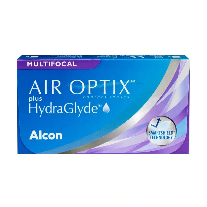 Air Optix Plus HydraGlyde Monthly Multifocal Lenses, 3 units - -0.00, 8.6, Medium, 14.2