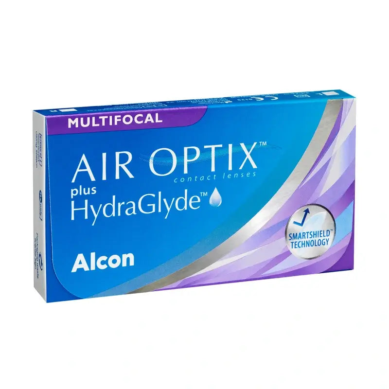 Air Optix Plus HydraGlyde Monthly Multifocal Lenses, 3 units - +2.50, 8.6, Medium, 14.2