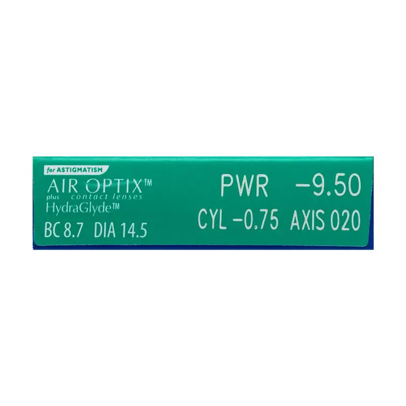 Air Optix Plus HydraGlyde -kuukausittaiset tooriset piilolinssit, 3 kpl