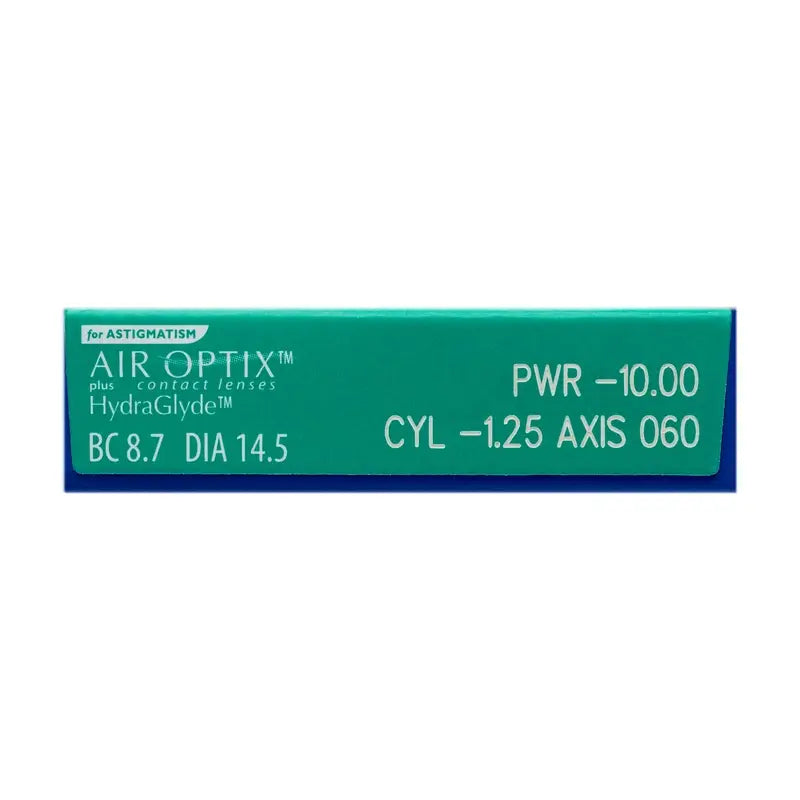 Air Optix Plus HydraGlyde -kuukausittaiset tooriset piilolinssit, 6 kpl