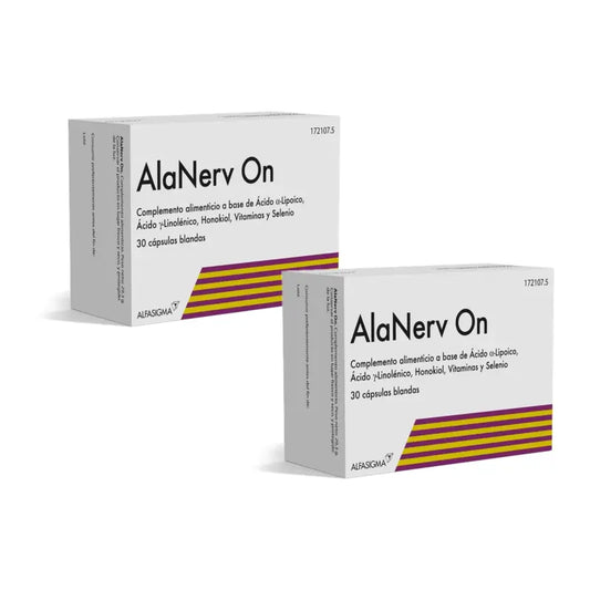 AlanervON-pakkaus, 2 x 30 pehmeää kapselia
