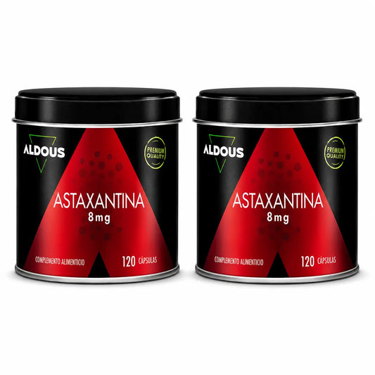 Aldous Bio Puhdas luonnollinen astaksantiini, 120 kapselia, 2 pakkausta