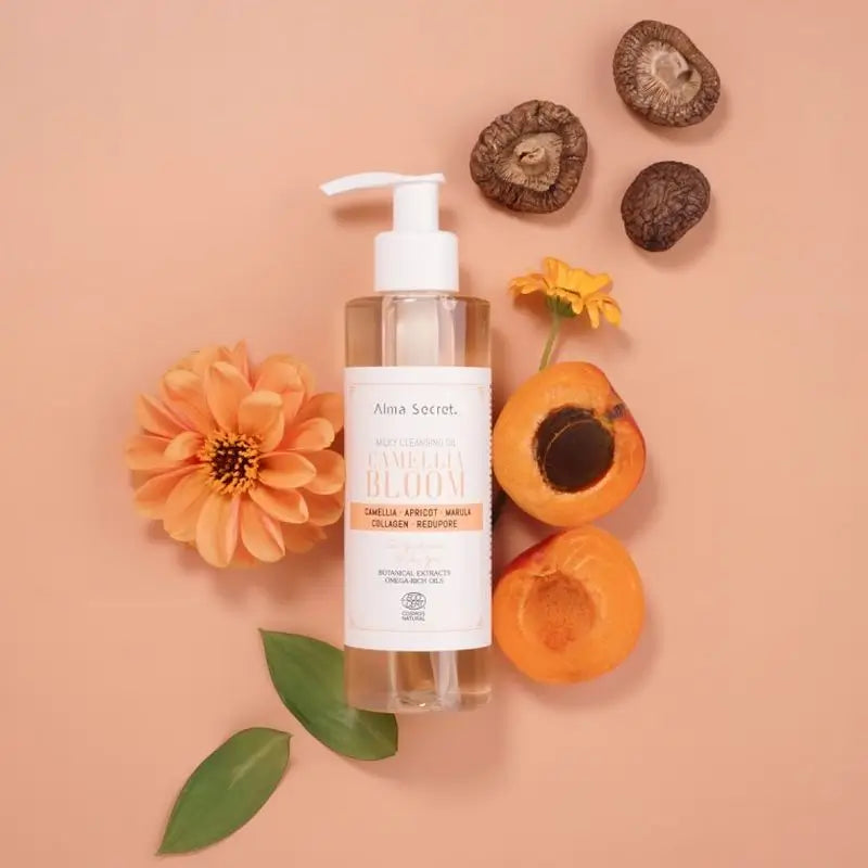 Alma Secret ”Oil To Milk” -meikinpoistoöljy, Camellia Bloom, 200 ml