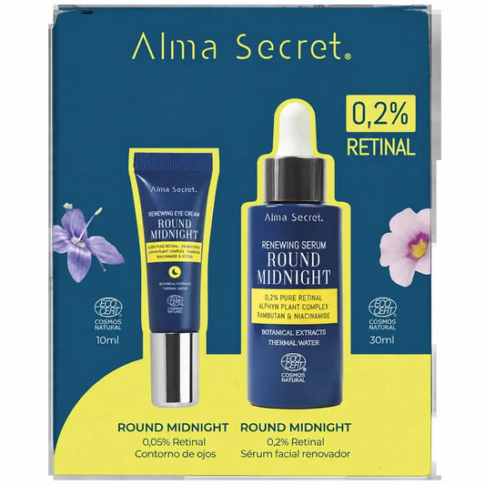 Alma Secret Pack Retinal-seerumi 0,2 %, 30 ml + Retinal-silmänympärysvoide 10 ml