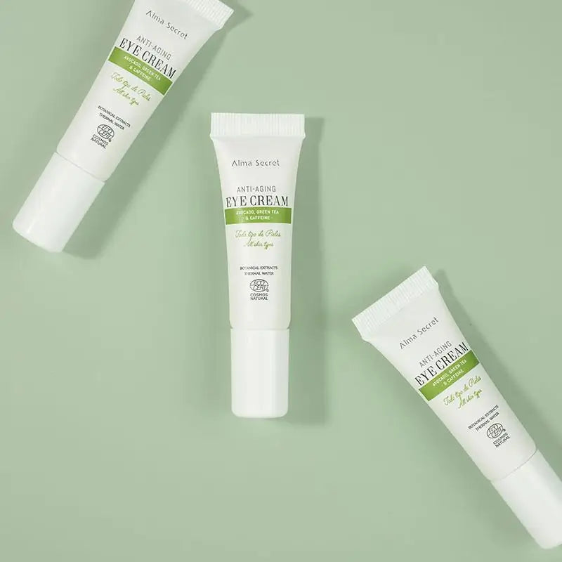Alma Secret Anti-Aging Eye Contour Tube Avocado, Green Tea & Caffeine