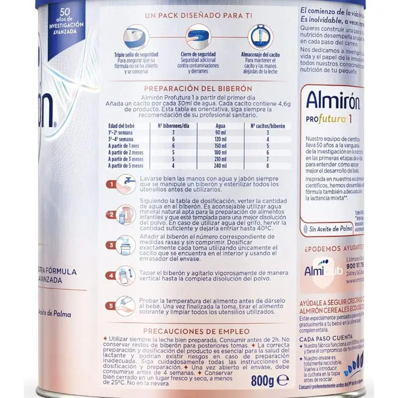 Almirón Profutura 1, 4 x 800 g