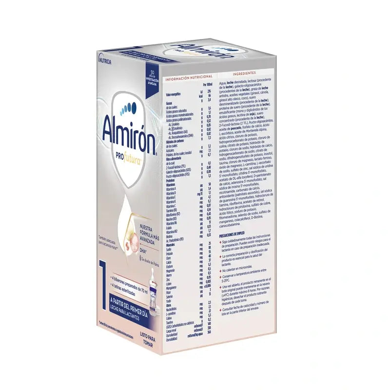 Almirón Profutura 1 -minipulloja, 4 x 70 ml, 280 ml