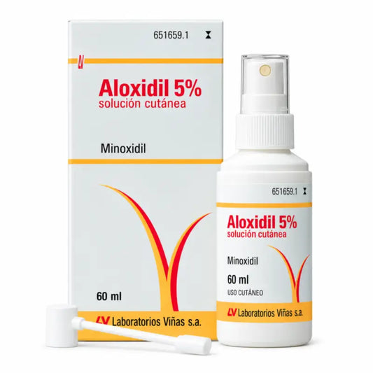 Aloxidil 50 mg/ml minoksidiili-ihonliuos 1 pullo, 60 ml
