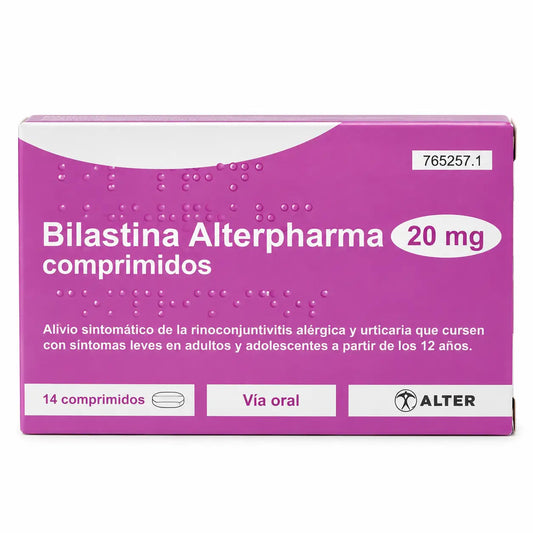Bilastina Alter 20 mg, 14 tablettia