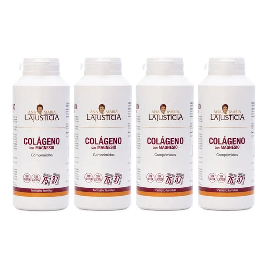 Ana Maria Lajusticia Collagen with Magnesium, Pack 4 x 450 tablets