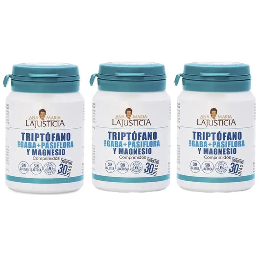 Ana Maria Lajusticia Tryptophan with GABA + Plasifora and Magnesium, 3x60 tablets