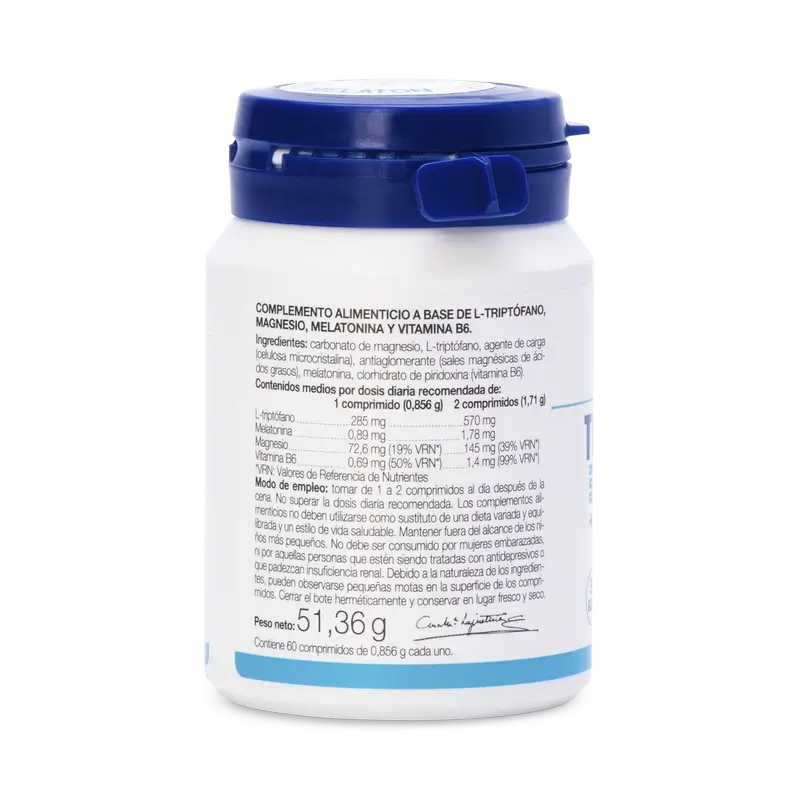 Ana Maria Lajusticia: Tryptofaani, melatoniini, magnesium ja B6-vitamiini, 60 tablettia