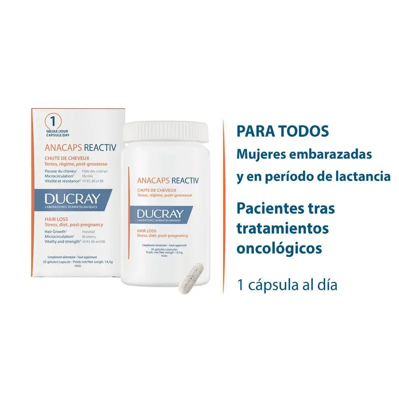 Ducray Anacaps Reactiv 30 kapselia