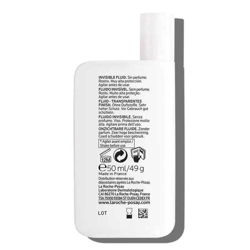 La Roche-Posay Anthelios UVMune 400 näkymätön aurinkovoide kasvoille SPF50+, 50 ml