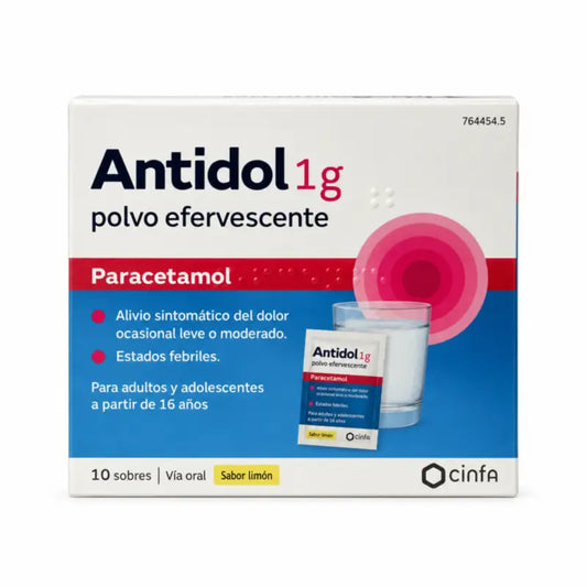 Antidol 1 G, 10 pussia poreilevaa jauhetta