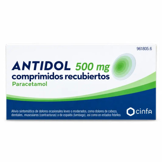Antidol 500 mg, 20 päällystettyä tablettia