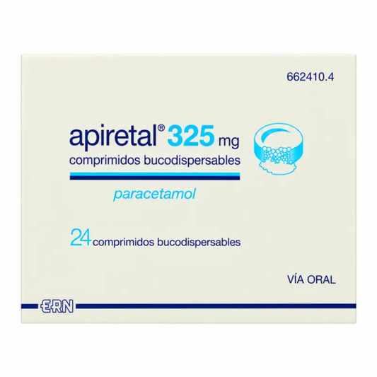 Apiretal 325 mg, 24 suussa hajoavaa tablettia