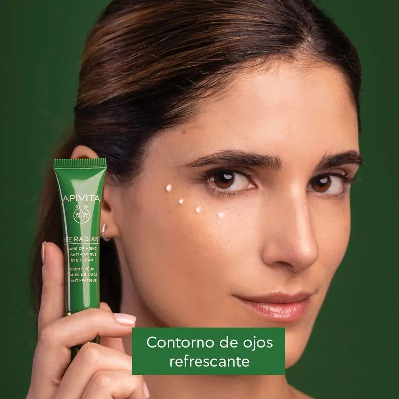 APIVITA Bee Radiant silmänympärysvoide ikääntymisen merkkejä ja väsymystä vastaan 15 ml