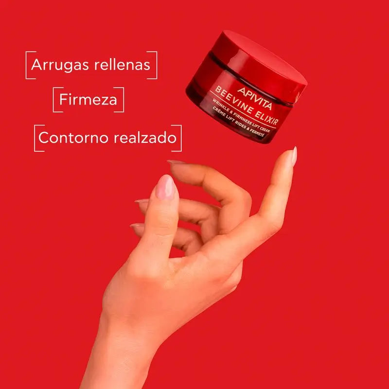 Apivita Beevine Elixir -kasvovoide: selkeämmät kasvonpiirteet ja kosteutus, 50 ml
