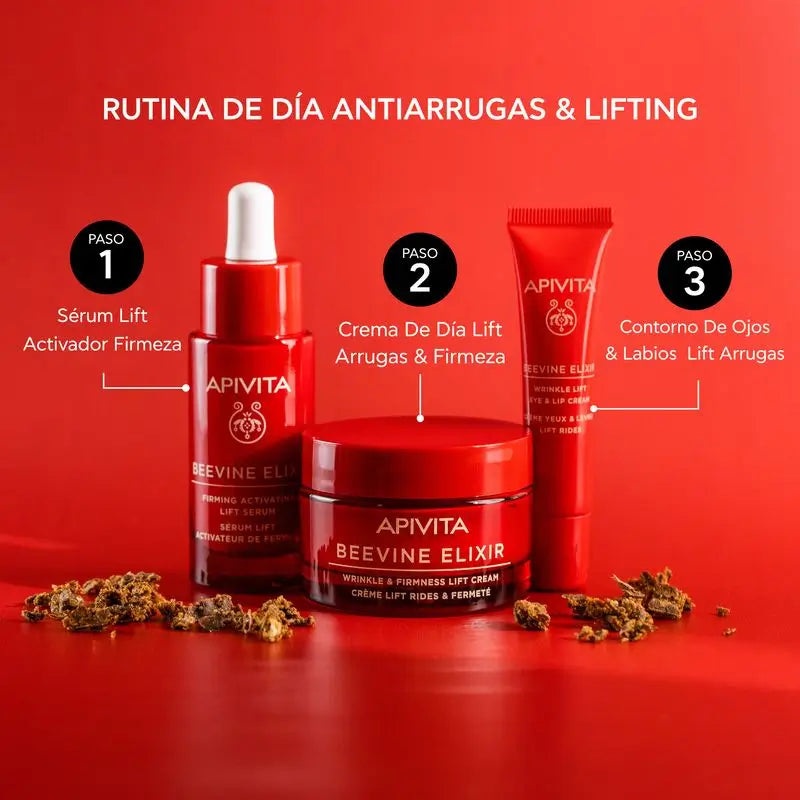 Apivita Beevine Elixir -kasvovoide: selkeämmät kasvonpiirteet ja kosteutus, 50 ml